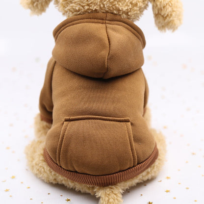 Winter dog hoodie for small and medium dogs.