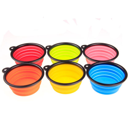 Collapsible Silicone Dog Bowl