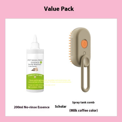 Pet Grooming Steam Massage Brush