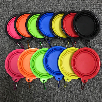 Collapsible Silicone Dog Bowl