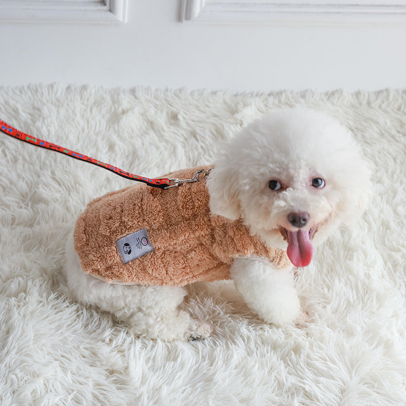 Warm Fleece Pet Coat for Small Medium Pets