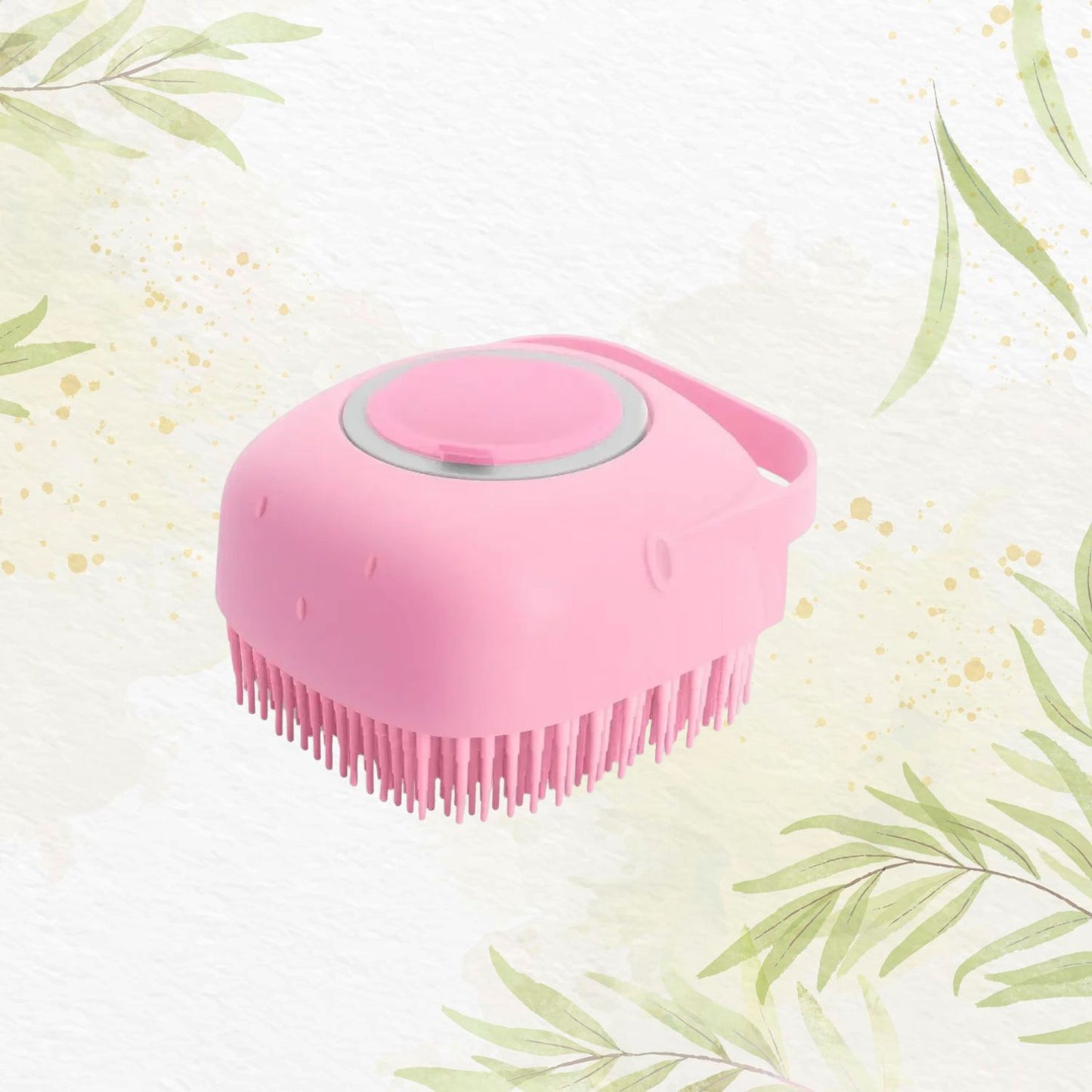 Dog shampoo brush