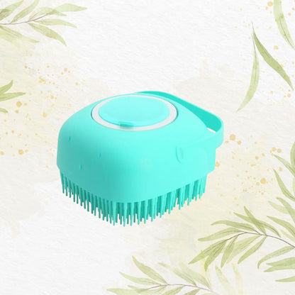 Dog shampoo brush