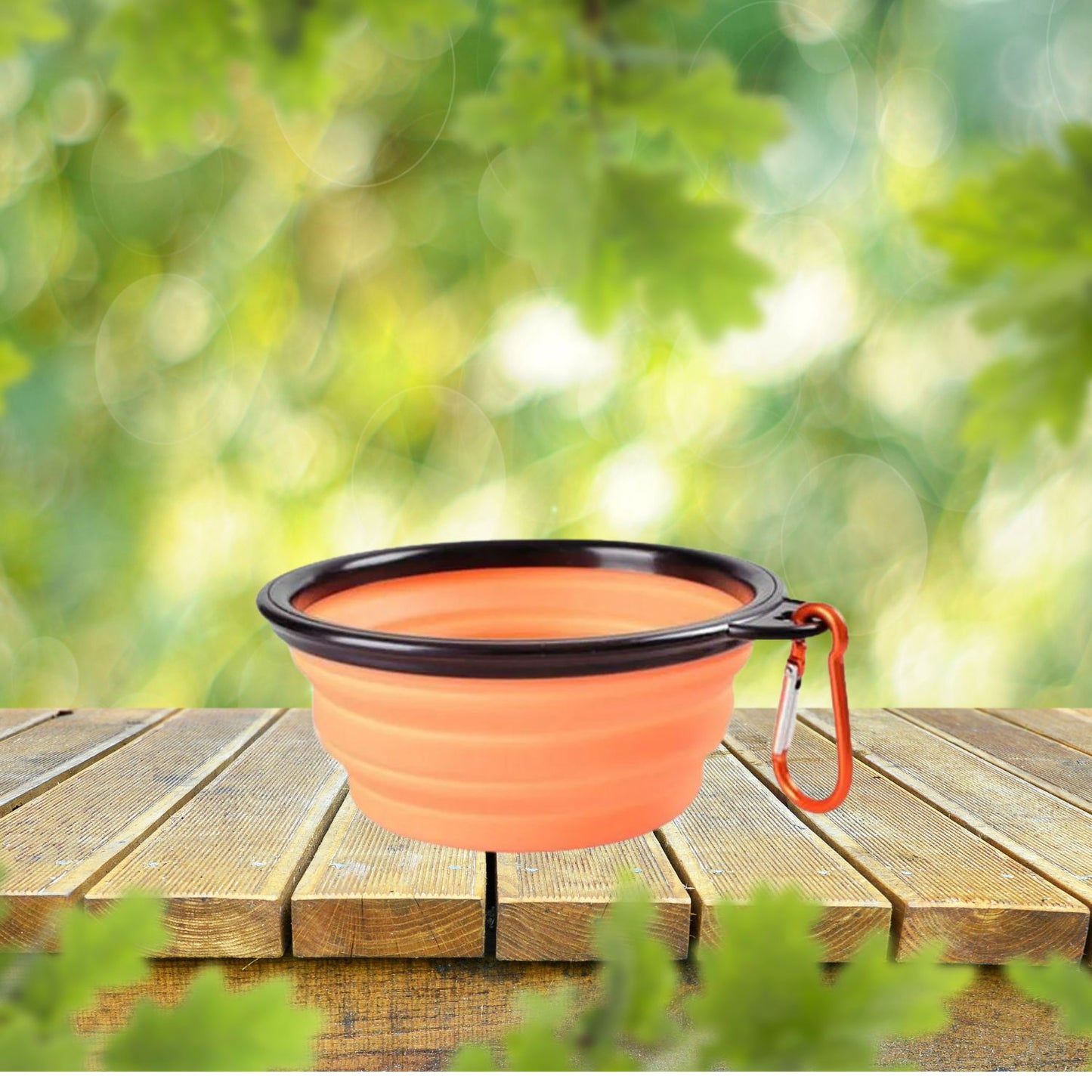 Collapsible Silicone Dog Bowl